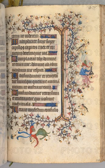 Hours of Charles the Noble, King of Navarre (1361-1425): fol. 232r, Text, c. 1405. Creator: Master of the Brussels Initials and Associates (French).