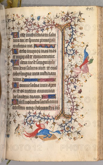 Hours of Charles the Noble, King of Navarre (1361-1425): fol. 241r, Text, c. 1405. Creator: Master of the Brussels Initials and Associates (French).