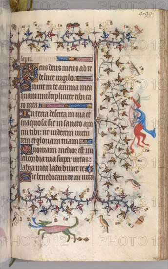 Hours of Charles the Noble, King of Navarre (1361-1425): fol. 244r, Text, c. 1405. Creator: Master of the Brussels Initials and Associates (French).