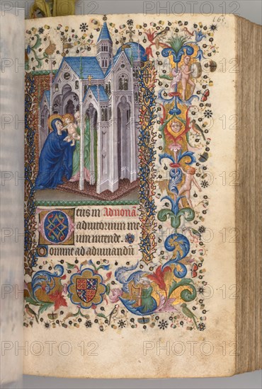 Hours of Charles the Noble, King of Navarre (1361-1425): fol. 82vr, Presentation..., c. 1405. Creator: Master of the Brussels Initials and Associates (French).