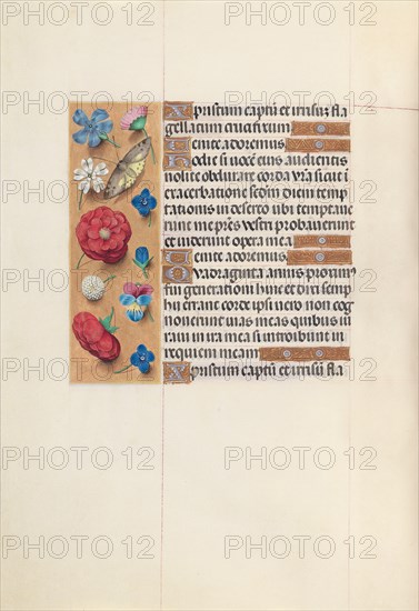 Hours of Queen Isabella the Catholic, Queen of Spain: Fol. 51v, c. 1500. Creator: Master of the First Prayerbook of Maximillian (Flemish, c. 1444-1519); Associates, and.