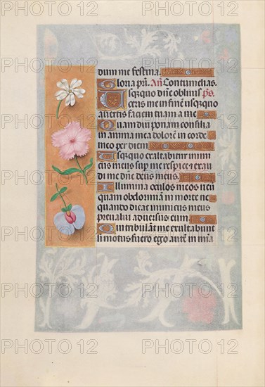 Hours of Queen Isabella the Catholic, Queen of Spain: Fol. 57v, c. 1500. Creator: Master of the First Prayerbook of Maximillian (Flemish, c. 1444-1519); Associates, and.