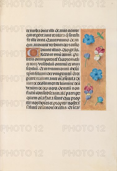 Hours of Queen Isabella the Catholic, Queen of Spain: Fol. 91r, c. 1500. Creator: Master of the First Prayerbook of Maximillian (Flemish, c. 1444-1519); Associates, and.
