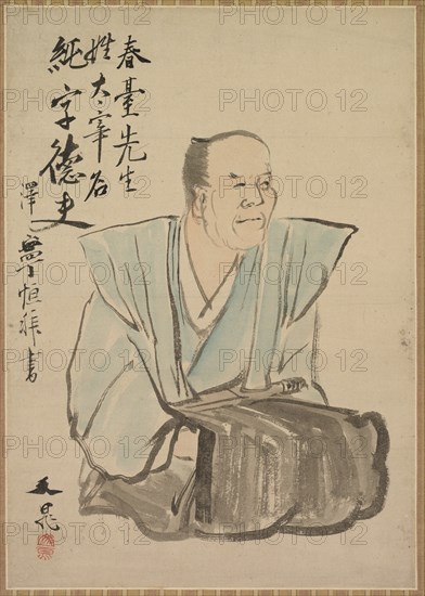 Imaginary Portrait of Shundai Dazai, late 1700s-1800s. Creator: Tani Bunch? (Japanese, 1763-1841).