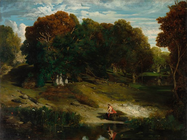 In the Forest, 1841. Creator: Célestin François Nanteuil (French, 1813-1873).