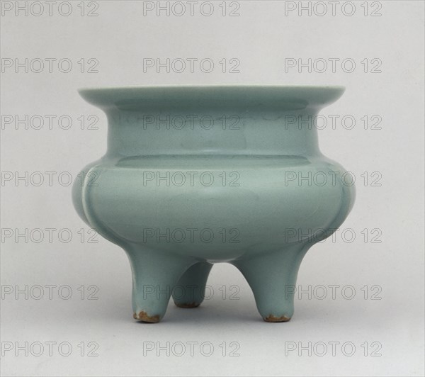 Incense Burner in the Form of Archaic Li: Longquan Ware, 13th Century. Creator: Unknown.