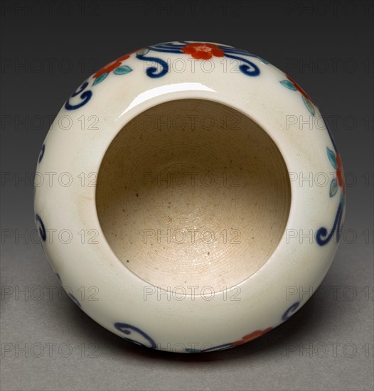 Incense Burner with Floral Scroll, 1800s. Creator: Unknown.