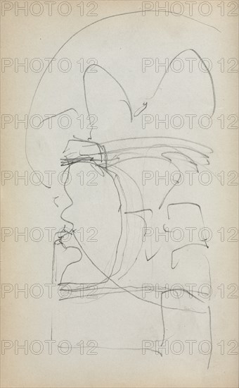 Italian Sketchbook: Abstract Sketch (page 5), 1898-1899. Creator: Maurice Prendergast (American, 1858-1924).