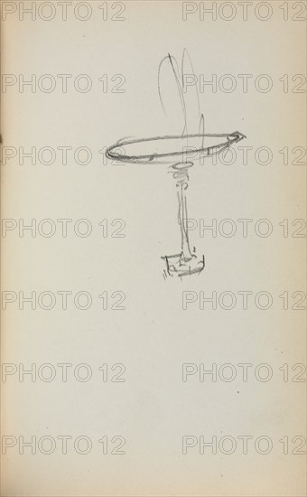 Italian Sketchbook: Fountain (page 145), 1898-1899. Creator: Maurice Prendergast (American, 1858-1924).