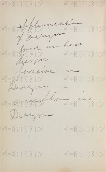 Italian Sketchbook: Notes (page 239), 1898-1899. Creator: Maurice Prendergast (American, 1858-1924).
