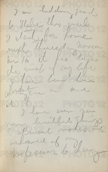 Italian Sketchbook: Notes (page 97), 1898-1899. Creator: Maurice Prendergast (American, 1858-1924).