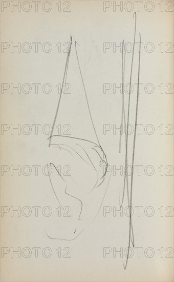 Italian Sketchbook: Sail (page 69), 1898-1899. Creator: Maurice Prendergast (American, 1858-1924).