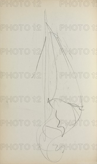 Italian Sketchbook: Sail (page 73), 1898-1899. Creator: Maurice Prendergast (American, 1858-1924).