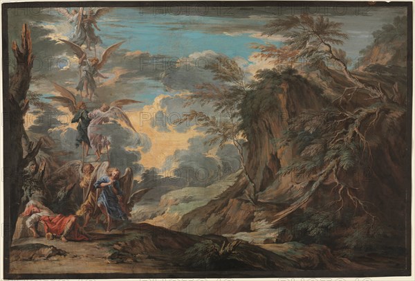 Jacob's Dream, c. 1720. Creator: Joseph Goupy (British, 1686-bef.1770).