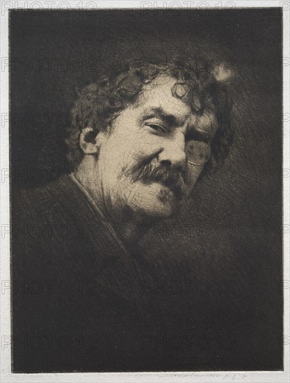 James MacNeill Whistler. Creator: Mortimer Menpes (British, 1860-1938).