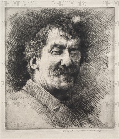 James MacNeill Whistler. Creator: Mortimer Menpes (British, 1860-1938).