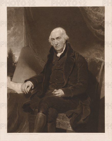 James Watt, 1815. Creator: Charles Turner (British, c. 1773-1857).
