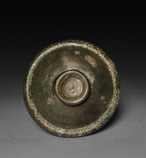 Jar with Cover (lid), 206 BC - AD 220. Creator: Unknown.