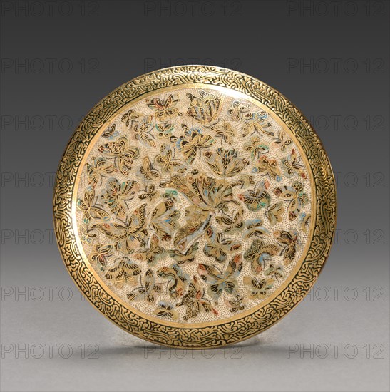 Jar: Satsuma Ware (lid), 1800s. Creator: Unknown.