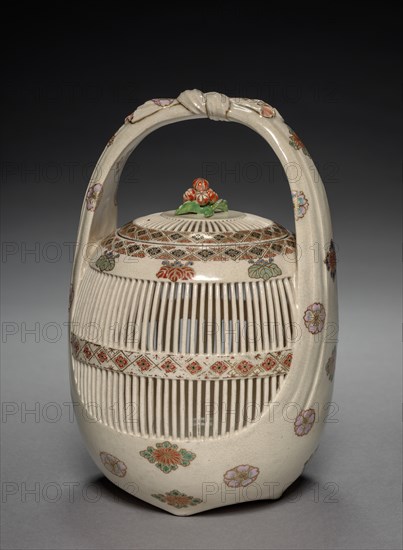 Jar: Satsuma Ware, 19th century. Creator: Unknown.
