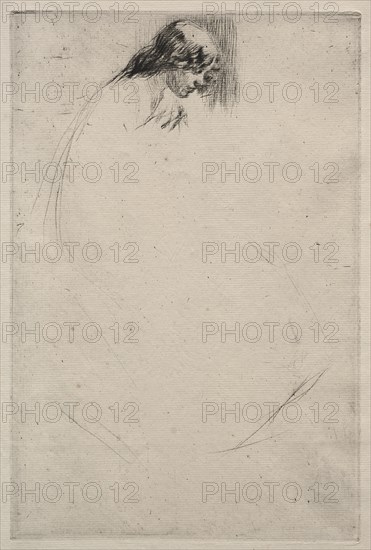 Jo's Bent Head. Creator: James McNeill Whistler (American, 1834-1903).