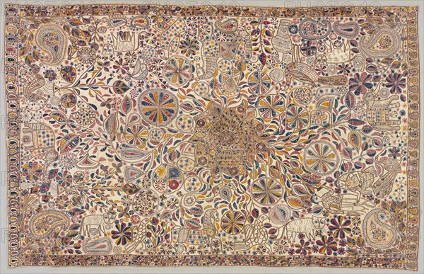 Kantha (Ceremonial Quilt), 1800s. Creator: Unknown.