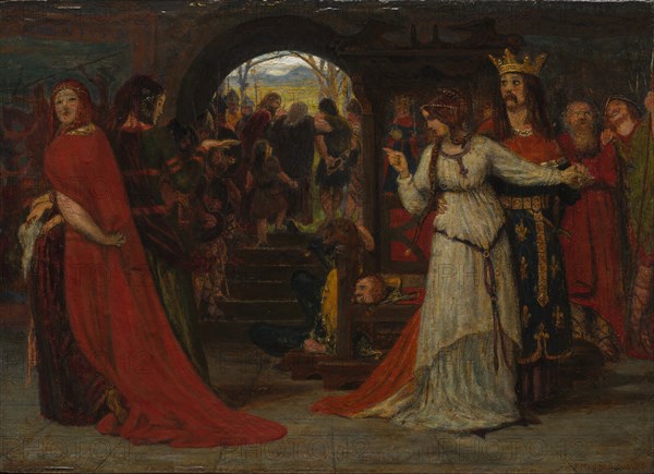 King Lear, c. 1860. Creator: Ford Madox Brown (British, 1821-1893).