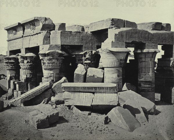 Kom Ombo, c. 1858. Creator: Francis Frith (British, 1822-1898); William Mackenzie.