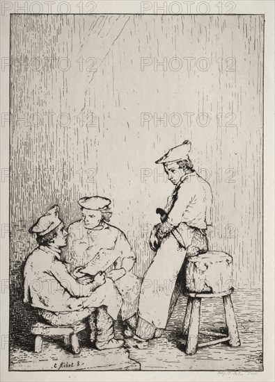 La Carte. Creator: Théodule Ribot (French, 1823-1891).