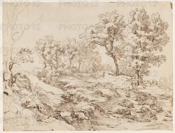 La Serpentara near Olevano, 1829. Creator: Friedrich Preller (German, 1804-1878).