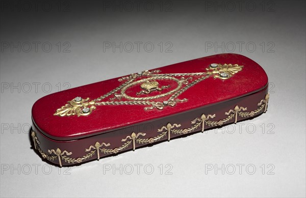 Lacquer Box, c. 1890. Creator: House of Fabergé (Russian, 1842-1918); Factory N. Lukutin (Russian).