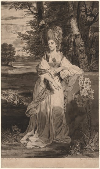 Lady Bampfylde, 1779. Creator: Thomas Watson (British, 1743 (?)-1781).