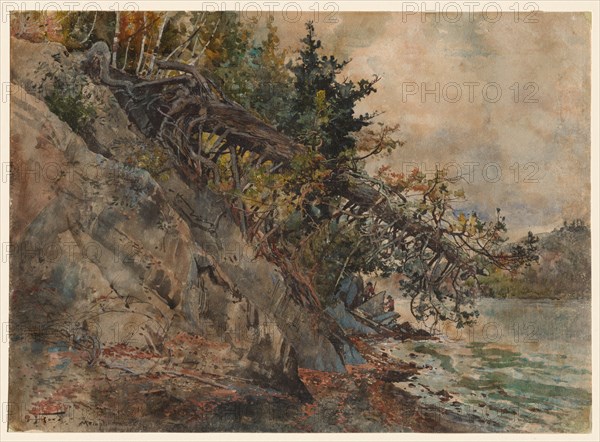 Lake Memphremagog, c. 1880s. Creator: Harry Fenn (American, 1838/45-1911).