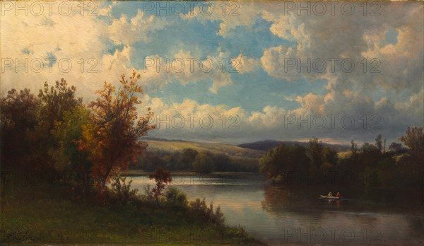 Landscape near Granby, Connecticut, 1870s. Creator: Hendrik Dirk Kruseman van Elten (American, 1829-1904).