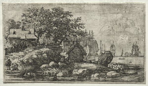 Landscape with Two Empty Boats. Creator: Allart van Everdingen (Dutch, 1621-1675).