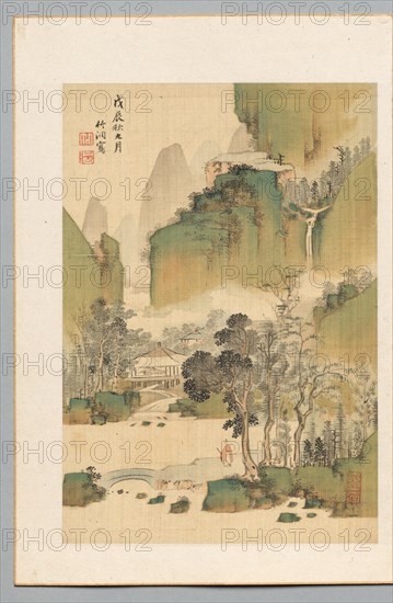 Landscape, 1808. Creator: Chikuto Nakabayashi (Japanese, 1776-1853).