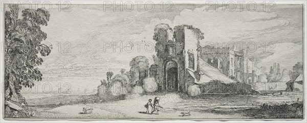 Landscapes and Ruins: Brederode Castle. Creator: Jan van de Velde (Dutch, 1593-1641).