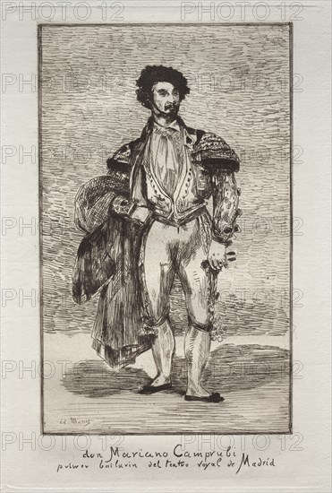 Le Bailarin ( Don Mariano Camprubi ). Creator: Edouard Manet (French, 1832-1883).