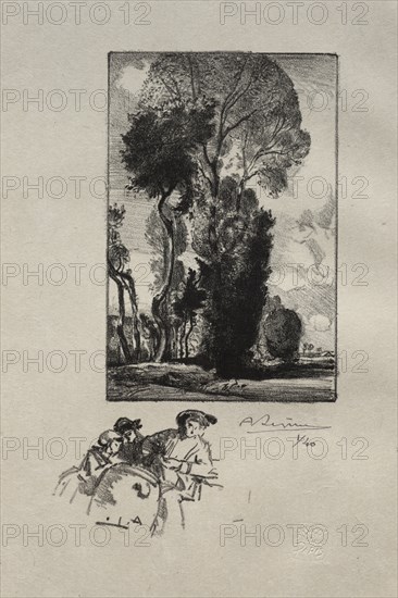 Le Bocage. Creator: Auguste Louis Lepère (French, 1849-1918).