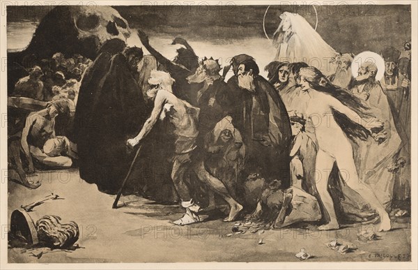 Le Chemin de la Mort, 1899. Creator: Eugène Trigoulet (French, 1867-1910); Imprimerie Champenois.