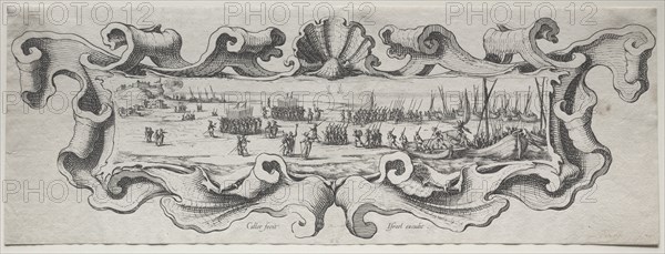 Le Débarquement des Troupes. Creator: Jacques Callot (French, 1592-1635).