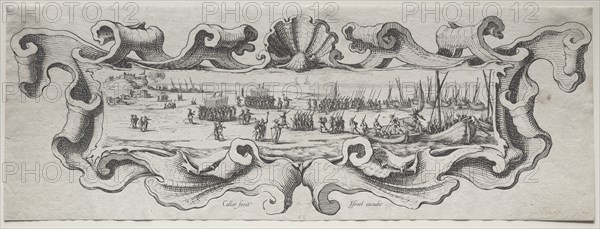 Le Débarquement des Troupes. Creator: Jacques Callot (French, 1592-1635).