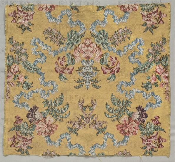 Length of Brocaded Silk, 1723-1774. Creator: Jean Baptiste Pillement (French, 1728-1808), style of.