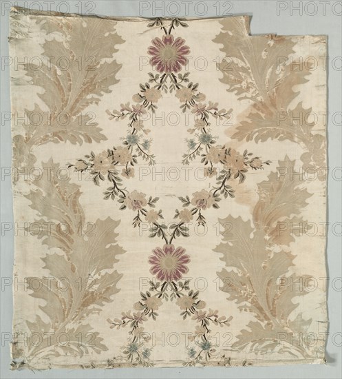 Length of Brocaded Textile, c. 1775. Creator: Unknown.