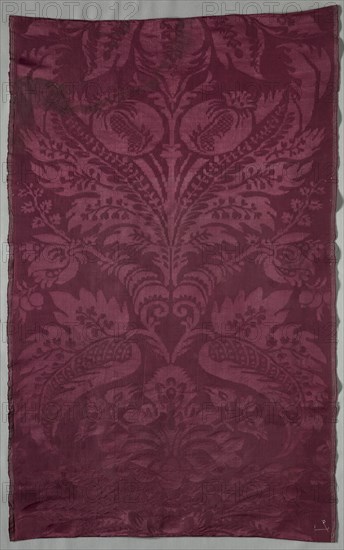 Length of Silk Damask, late 1600s. Creator: Unknown.