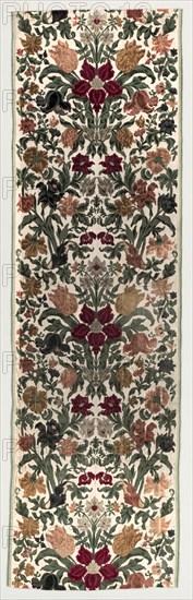 Lengths of Floral Velvet, 1600s. Creator: Unknown.