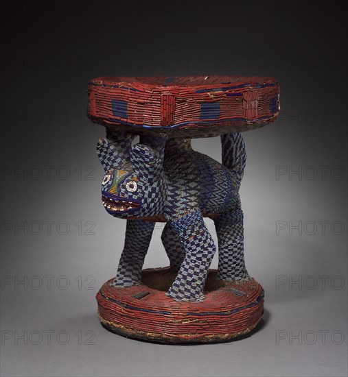 Leopard Caryatid Stool , possibly 1800s. Creator: Unknown.