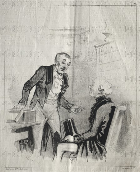 Les Malades et les medicins: No. 4, Lew Homéopathes. Creator: Cham (French, 1818-1879).