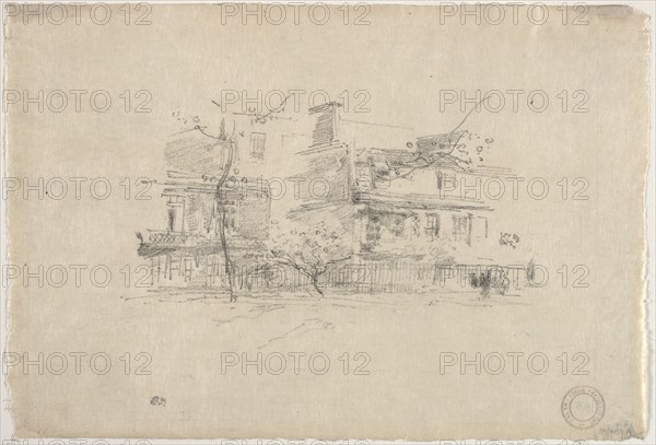 Lindsay Row, Chelsea, 1888. Creator: James McNeill Whistler (American, 1834-1903).