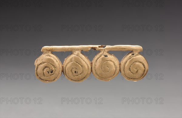 Linked Shells Pendant, c. 900-1550. Creator: Unknown.